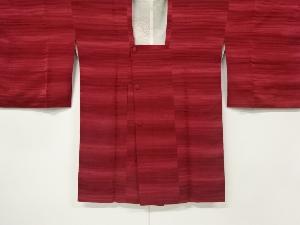 リサイクル　横段模様織出し道行コート